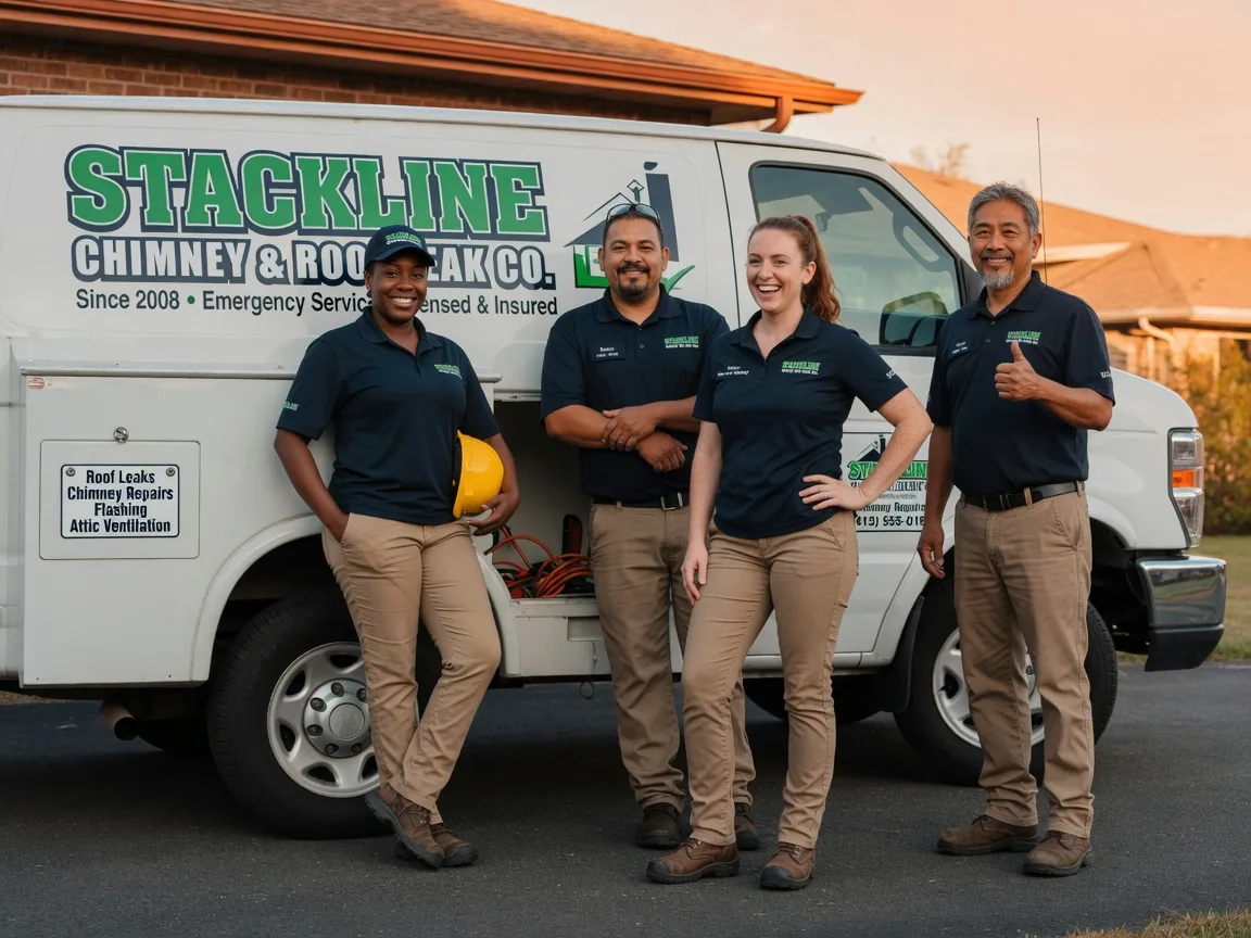 Chimney flashing repair company in New Baden, IL